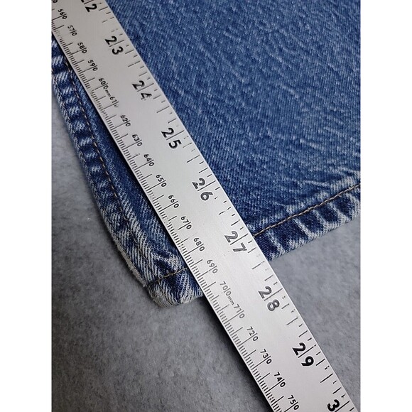Vintage Roebuck Jeans Mens 44x30 (41x27) Blue High Rise Whiskered Cotton USA - Picture 3 of 13